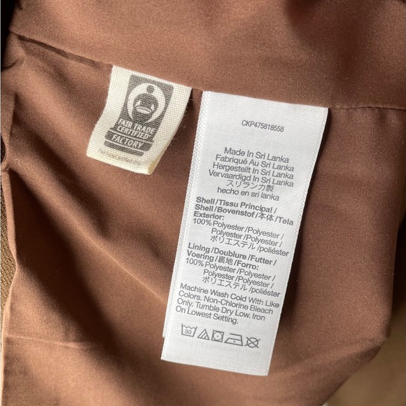 NWT Madewell The Plus Dorset Crop Blazer in Easygoing Crepe Light Roast Size 1X - Picture 9 of 11